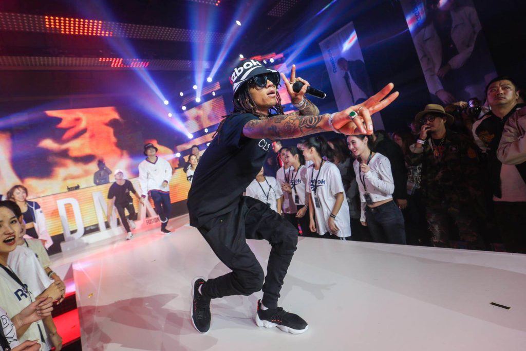 Reebok “DMX FUSION 未来再定义”发布会现场Rae Sremmurd表演