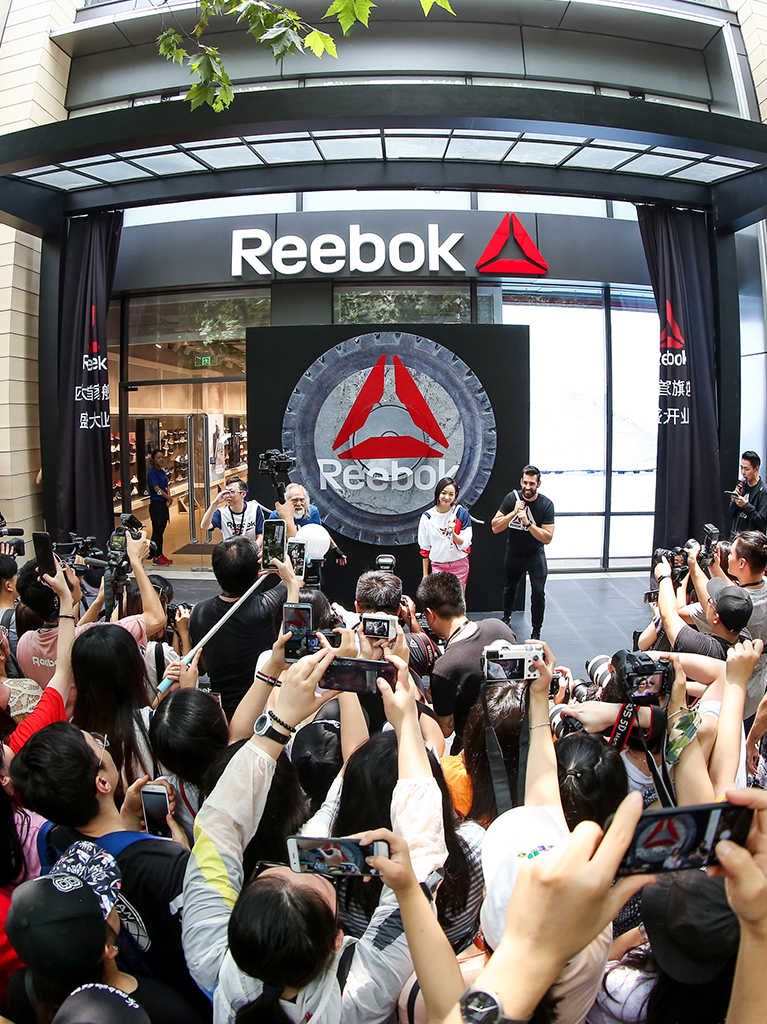 reebok flagship store opening
