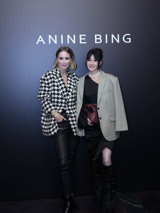 4. 品牌创始人兼首席创意官Anine Bing与演员陈燃